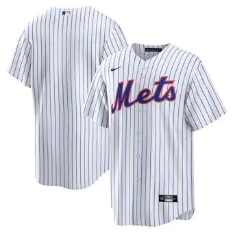 mens nike white new york mets home blank replica jersey_pi4